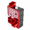 Intertool Drawer Bin Cabinet, 39 Draws and Bins, 18.7 in. x 14.9 in. x 6.2 in., Plastic BX08-4015